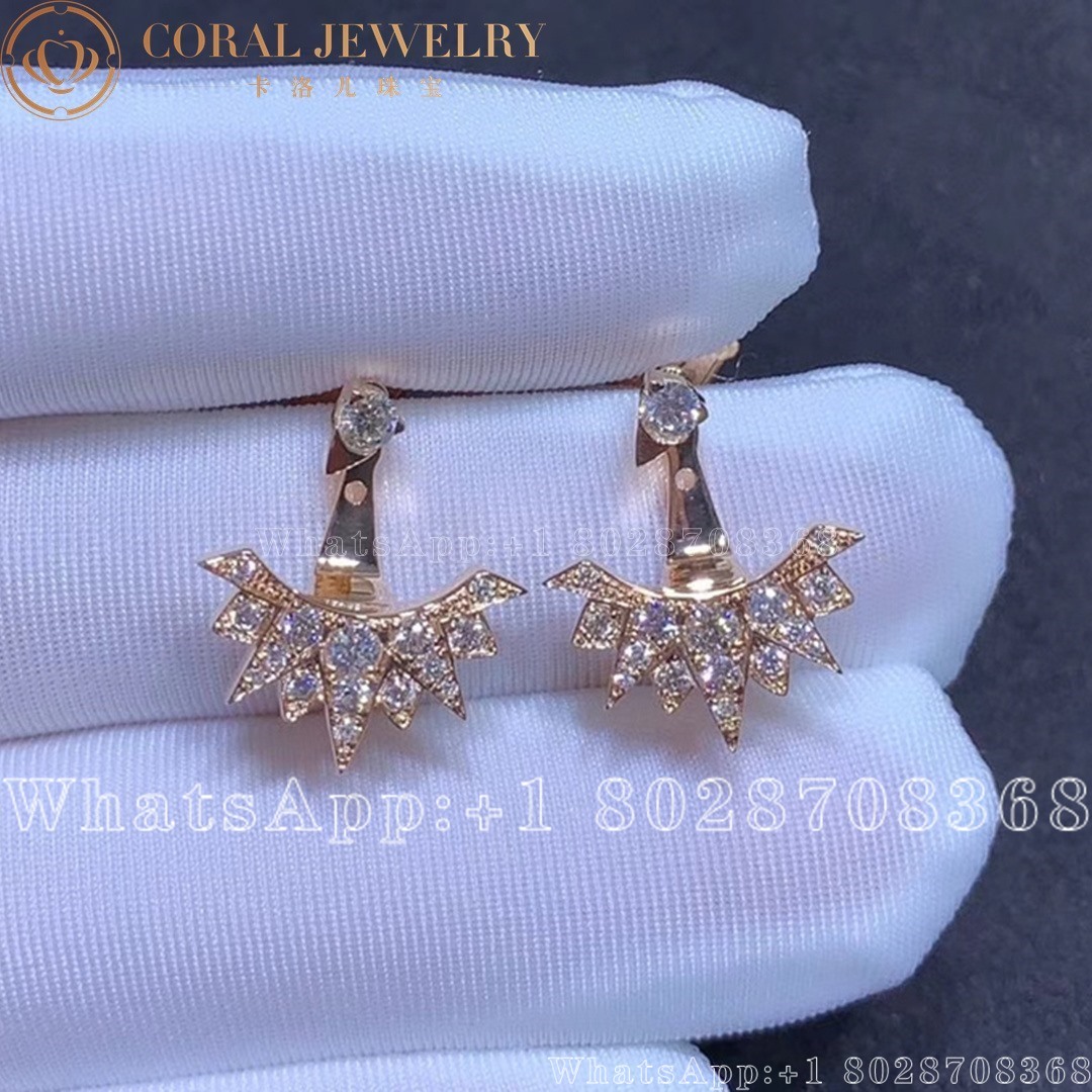 Piaget Sunlight Rose Gold Diamond Earrings G38r0900 Coral (1)