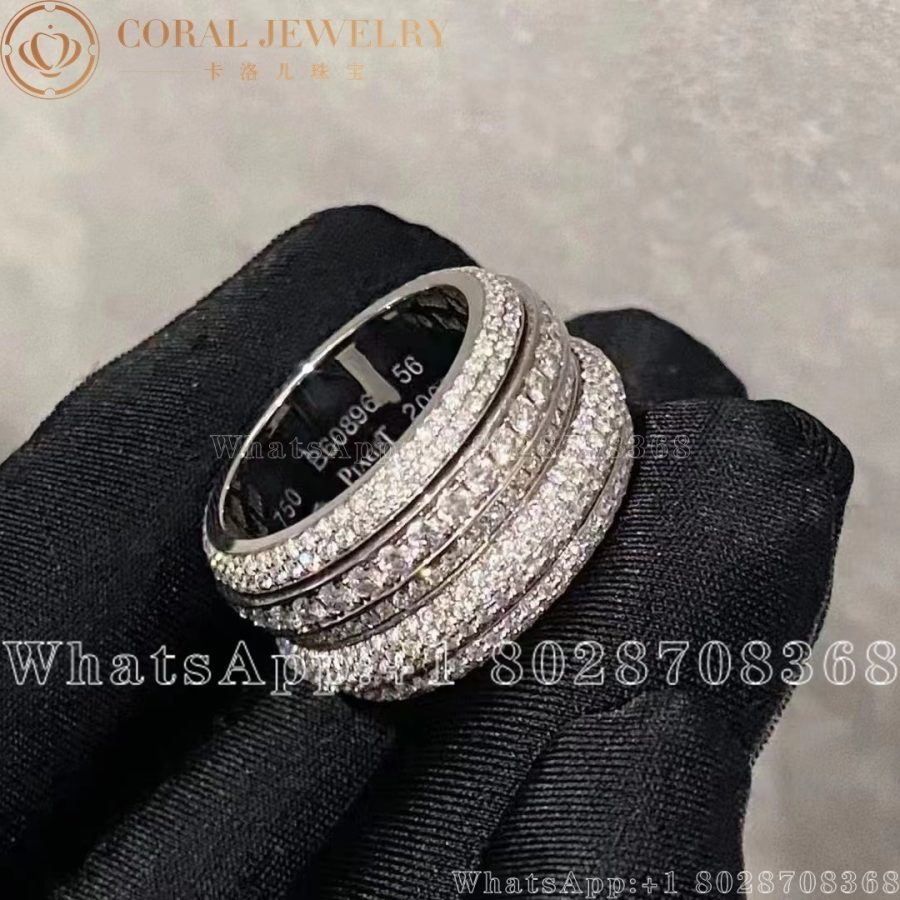 Piaget Possession White Gold Diamond Ring G34a8100 Coral (3)