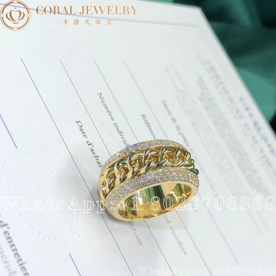 Piaget Possession Yellow Gold Diamond Ring G34pu600 Coral (1)