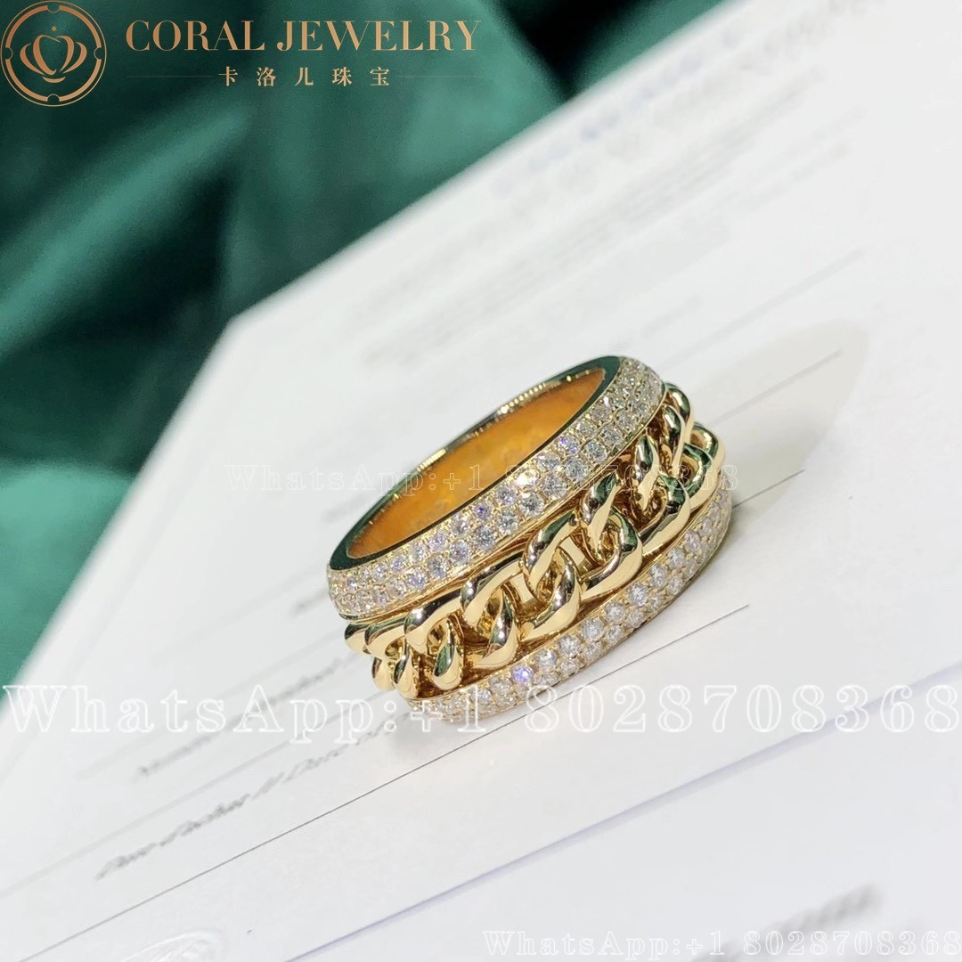 Piaget Possession Yellow Gold Diamond Ring G34pu600 Coral (4)