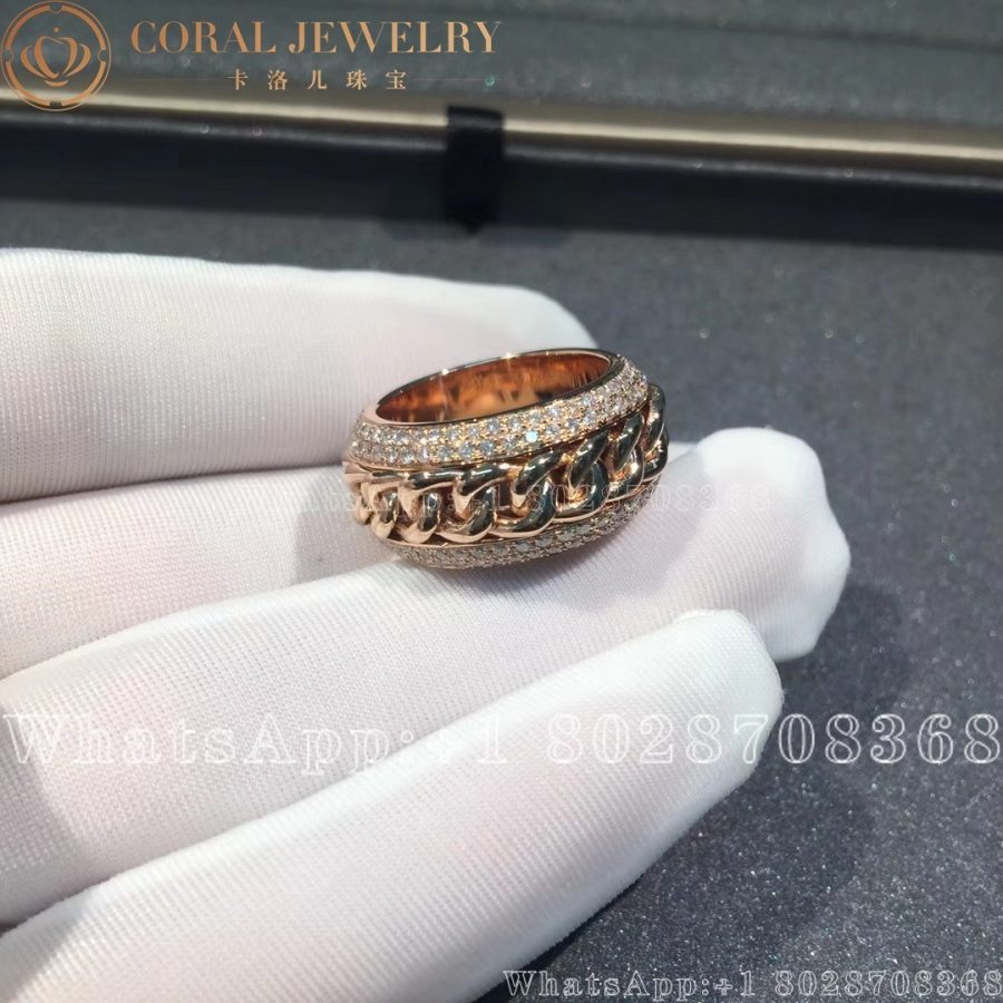 Piaget Possession Rose Gold Diamond Ring G34pu600 Coral (3)