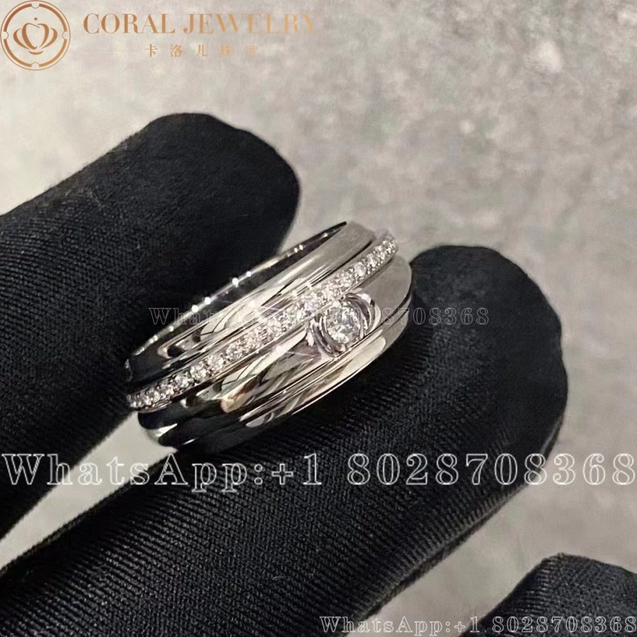 Piaget Possession Medium Model White Gold Diamond Ring G34p9a00 Coral (4)