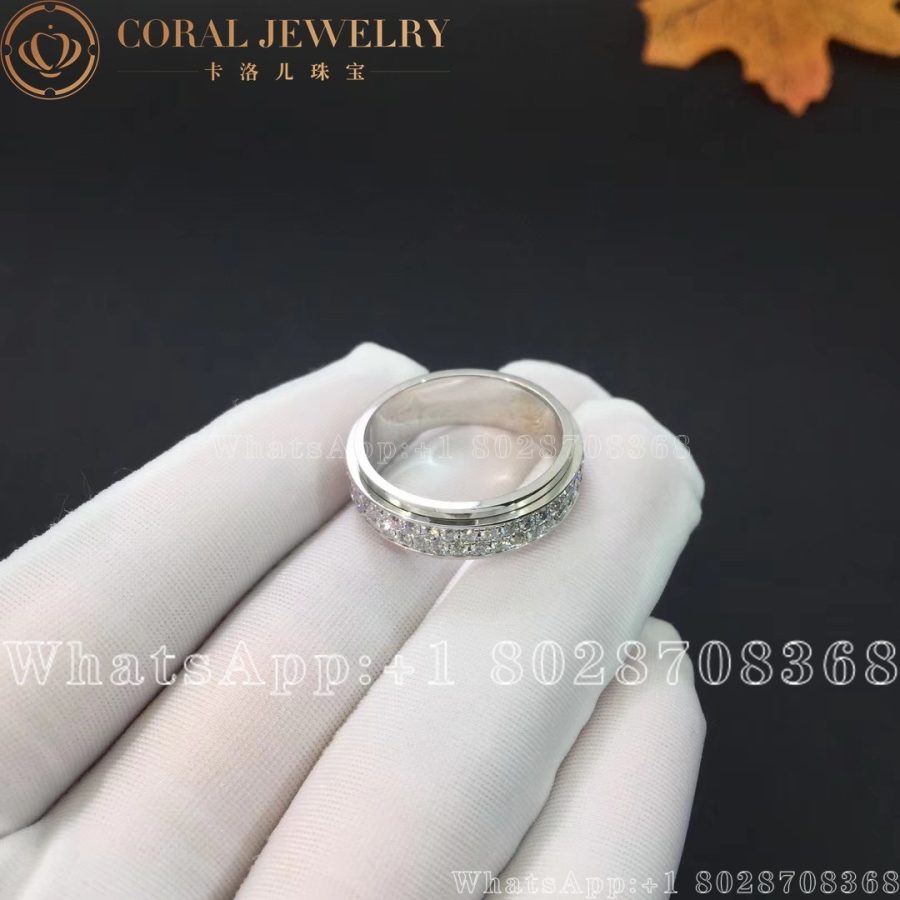 Piaget Possession White Gold Diamond Ring G34pl400 Coral (2)