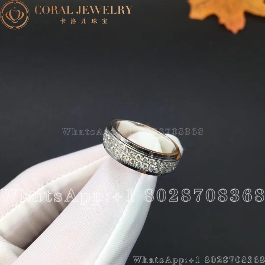 Piaget Possession White Gold Diamond Ring G34pl400 Coral (4)