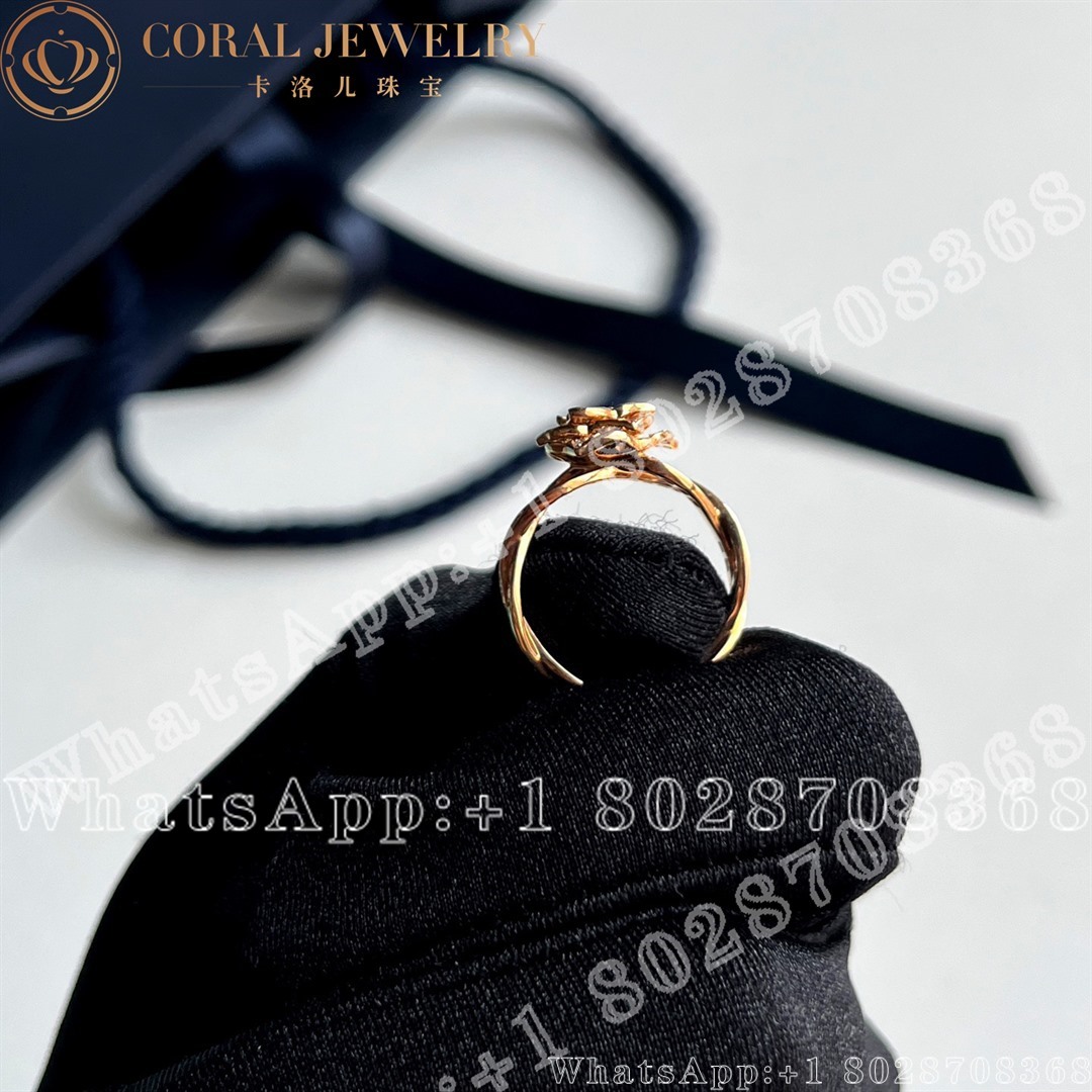 Piaget Rose Ring Rose Gold Diamond Ring G34uu300 Coral (2)