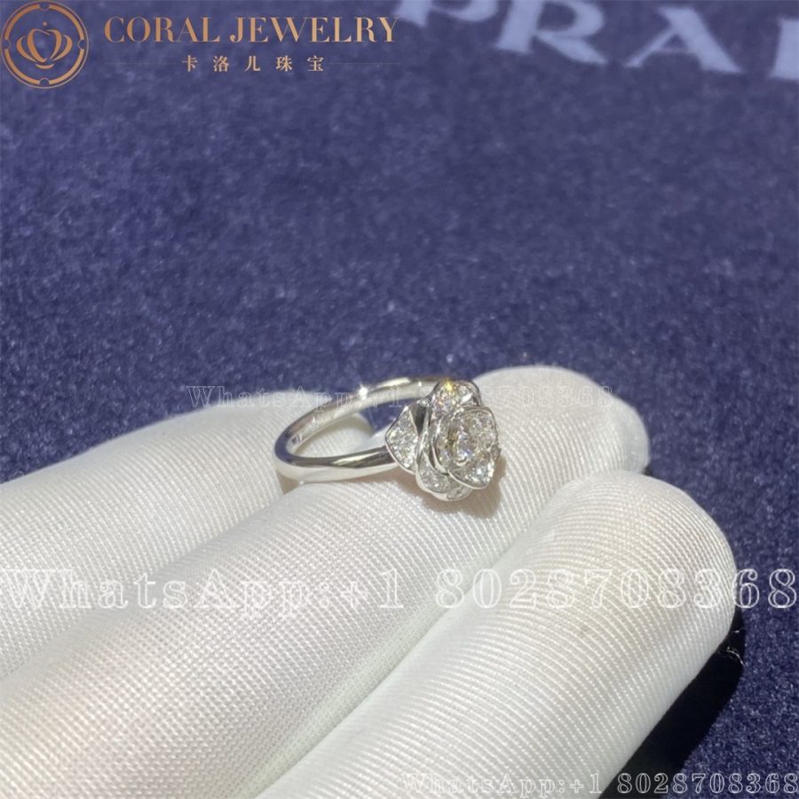 Piaget Rose Ring White Gold Diamond Ring G34ur500 Coral (6)