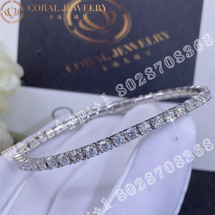 Cartier Essential Lines Bracelet White Gold Diamonds Ref N6707917 Coral (5)