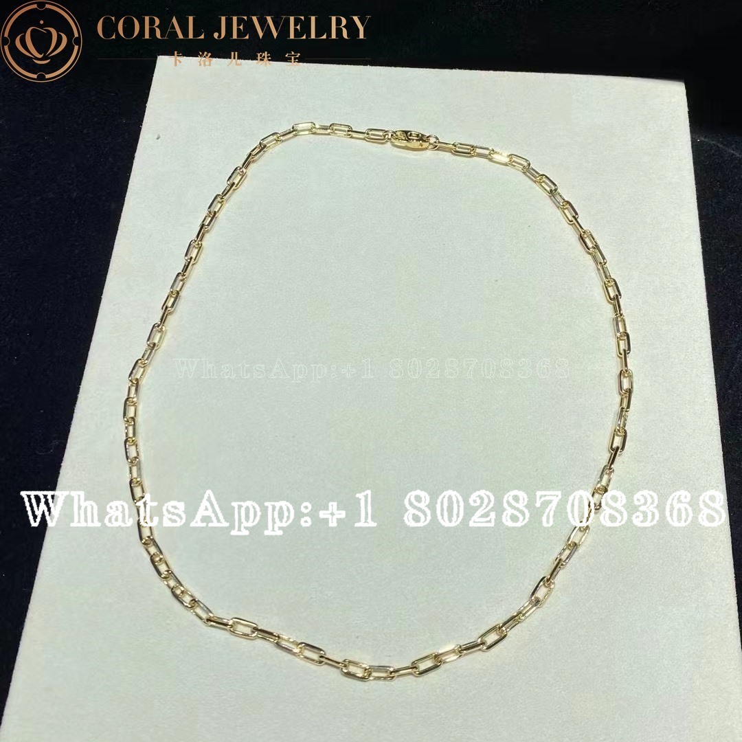 Cartier Yellow Gold Santos De Cartier Necklace B7009000 Coral (2)