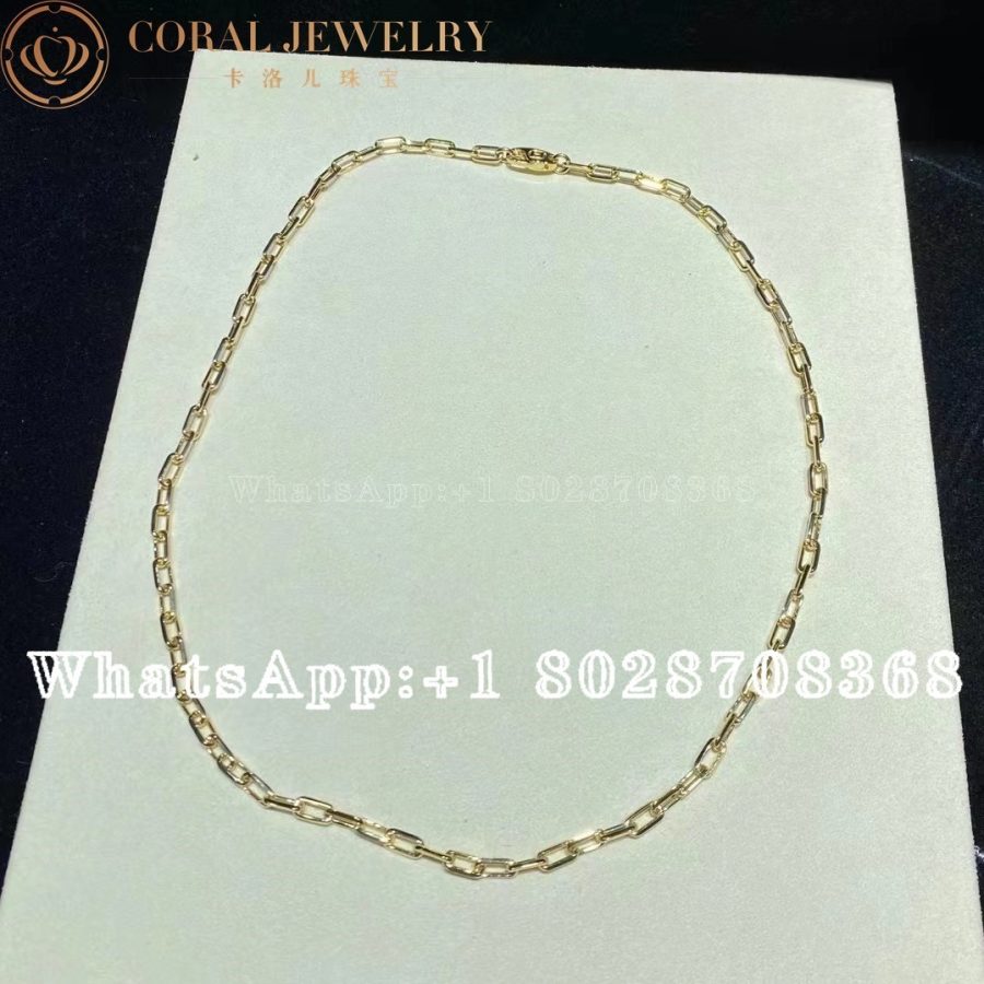 Cartier Yellow Gold Santos De Cartier Necklace B7009000 Coral (3)