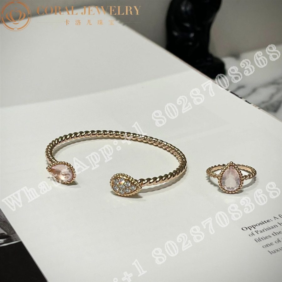 Boucheron Serpent Boheme Bracelet Rose Quartz S Motifs Jbt00944 Coral (2)