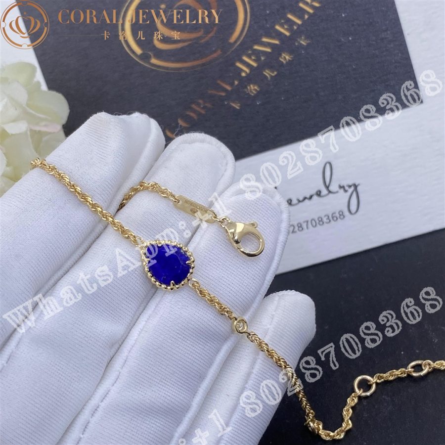 Boucheron Serpent Boheme Yellow Gold Diamond Lapis Lazuli Bracelet Jbt00800 Coral (8)