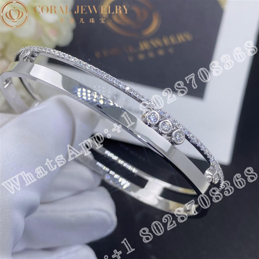 Messika Bangle Move Romane Lm White Gold Diamond Bracelet 6747 Wg Coral (11)