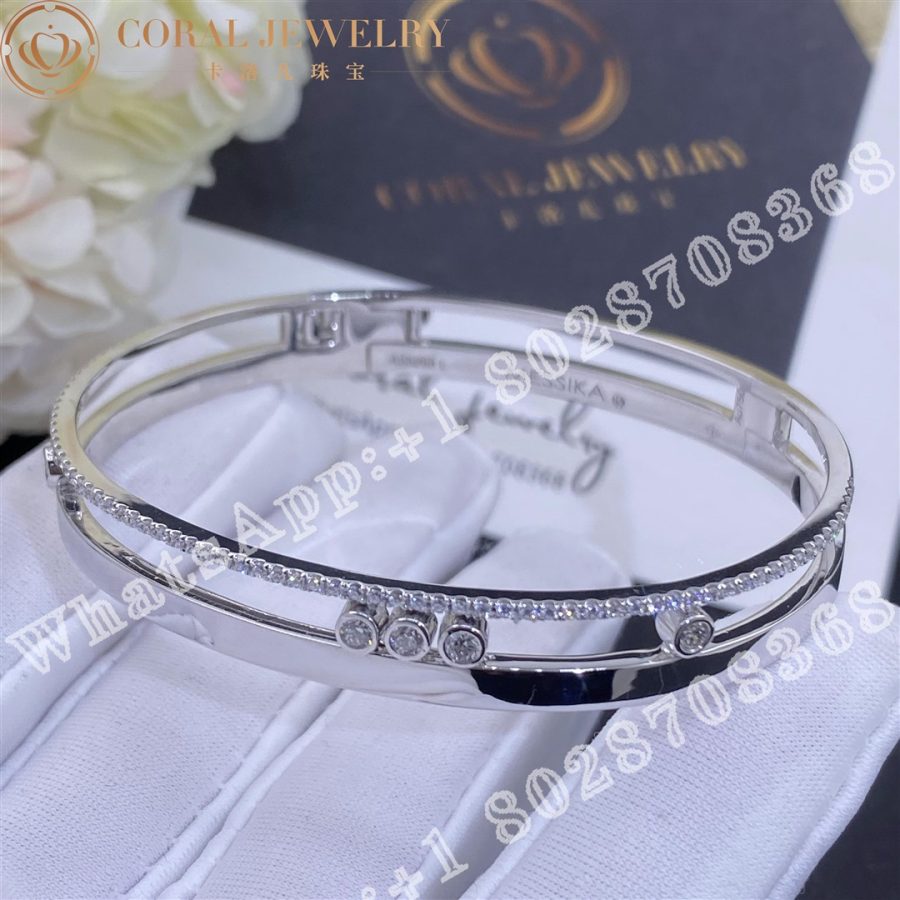 Messika Bangle Move Romane Lm White Gold Diamond Bracelet 6747 Wg Coral (6)