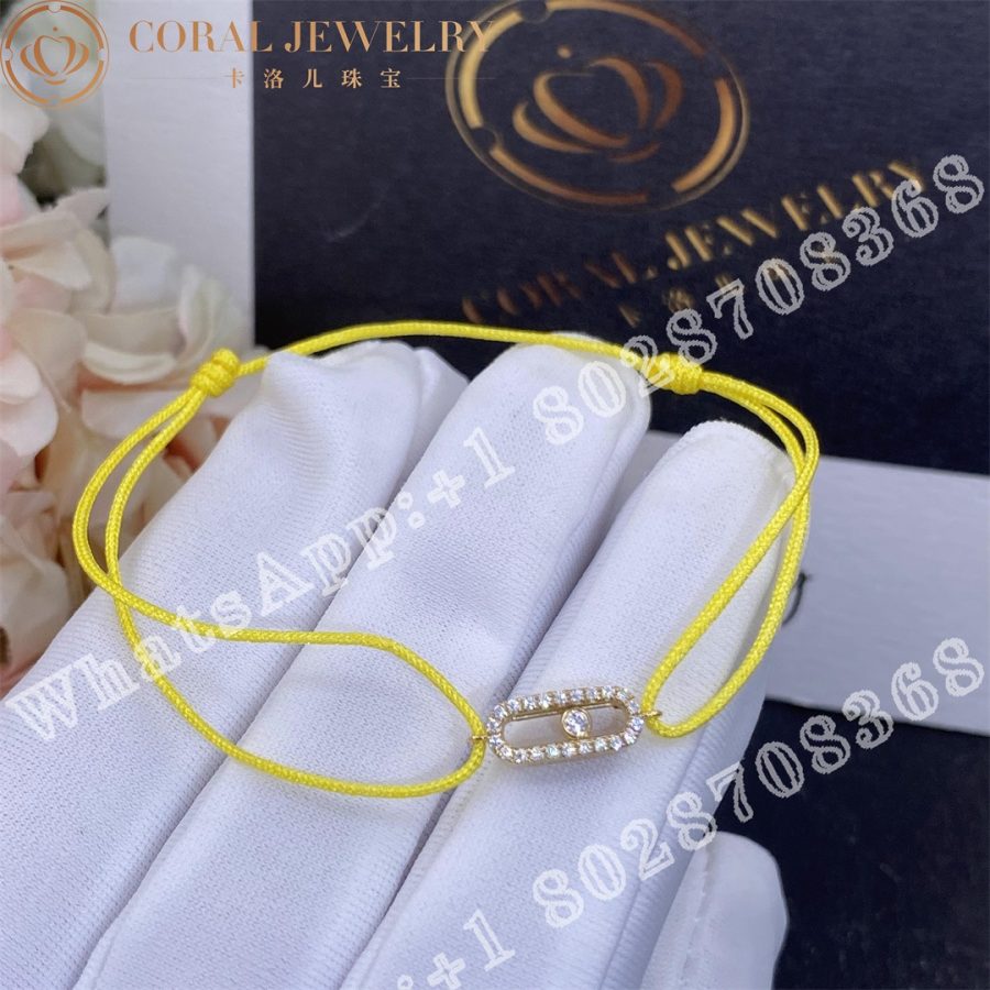 Messika Move Uno Cord Bracelet In Yellow 13288 Yg Coral (1)