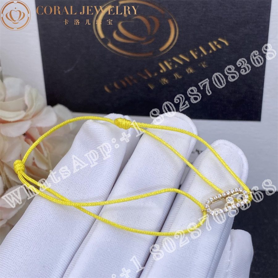 Messika Move Uno Cord Bracelet In Yellow 13288 Yg Coral (5)