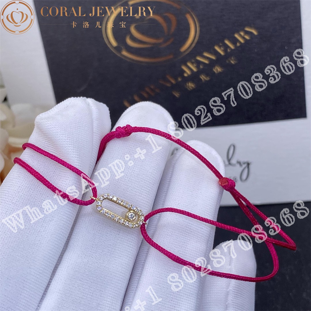 Messika Move Uno String Bracelet In Pink 13290 Yg Coral (4)