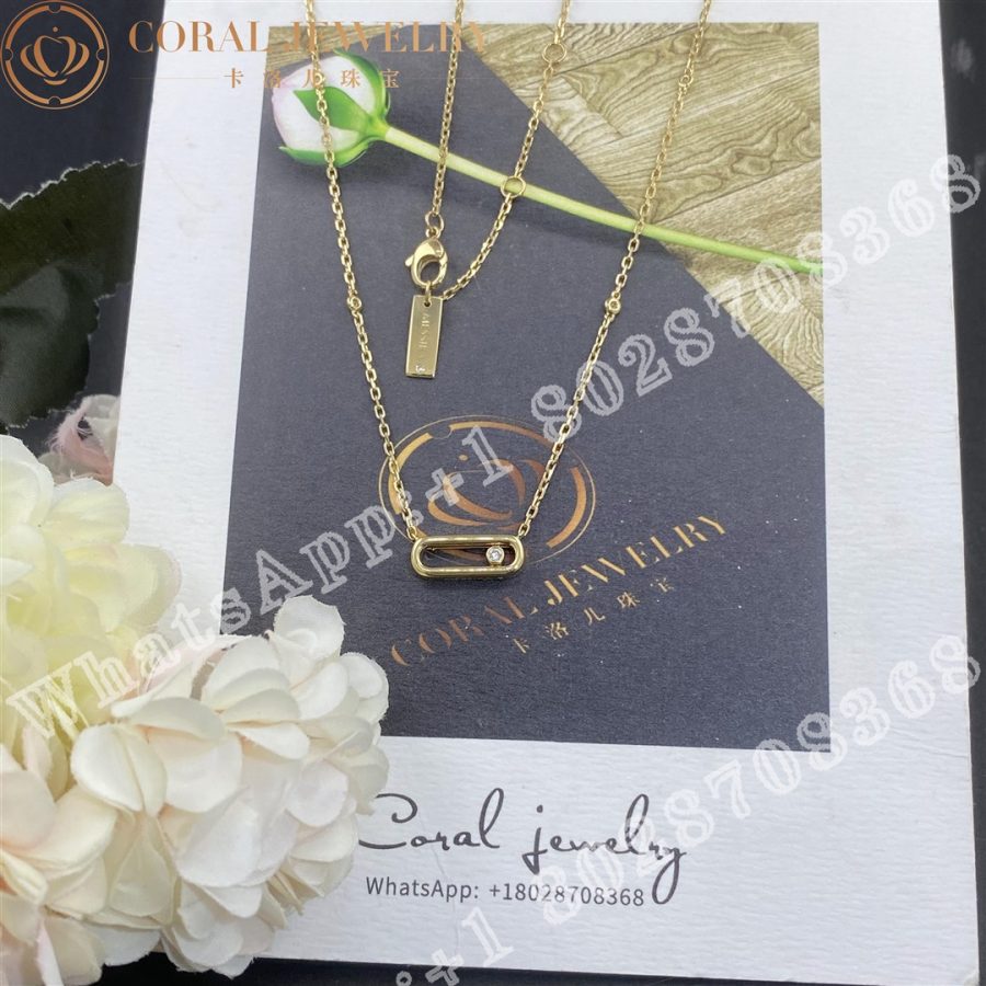 Messika Move Uno Yellow Gold Diamond Necklace 10053 Yg Coral (1)